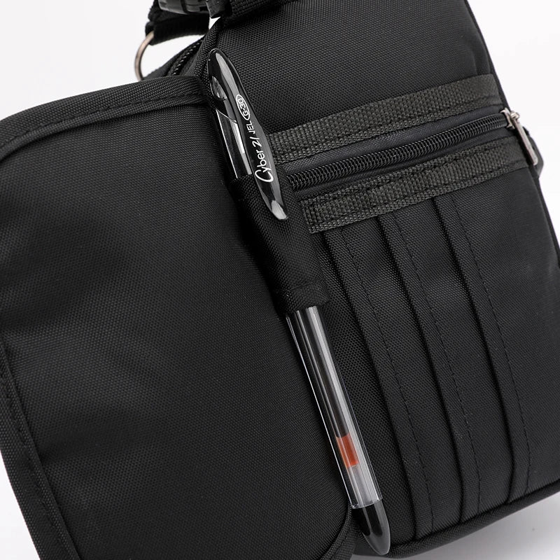 Man Handbags Mini Messenger Bag Simple Small Crossbody Cell Phone Waist Pack Casual Flap Shoulder Bag Coin Purse