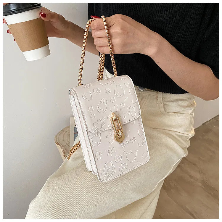 Mini Fashion Women Wallet Crossbody Cell Phone Bag PU Leather Shoulder Bag Lady Card Holder TOP Quality Small Square Messenger