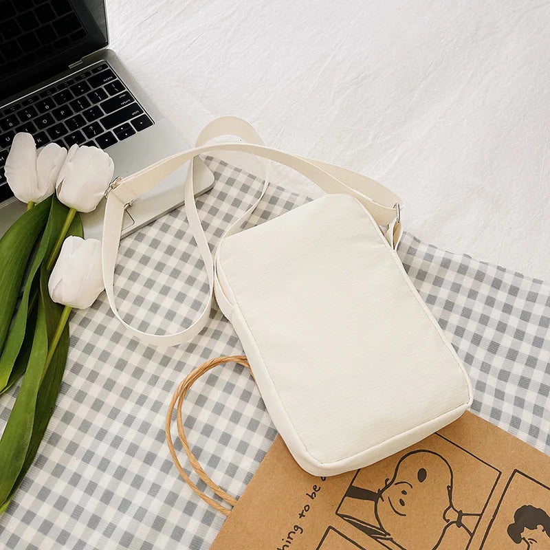 Fashion Mobile Phone Bag Women's Messenger Bag All-match Mini Small Crossbody Bag Hanging Neck Coin Purse Vertical Handbag