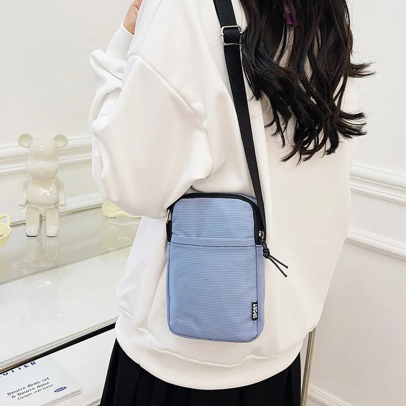 Fashion Mobile Phone Bag Women's Messenger Bag All-match Mini Small Crossbody Bag Hanging Neck Coin Purse Vertical Handbag