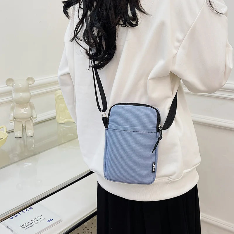 Fashion Mobile Phone Bag Women's Messenger Bag All-match Mini Small Crossbody Bag Hanging Neck Coin Purse Vertical Handbag