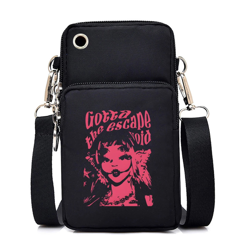 Melanie Martinez Crossbody Bags Women Hip Hop Mini Mobile Phone Bag High Street Melanie Martinez Portals Tour Purse Handbag