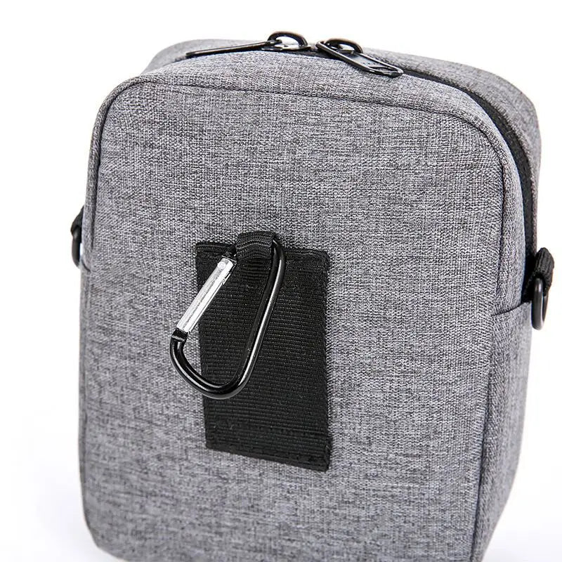 Male Bag Men's Satchel High Quality Men Diagonal Mini Crossbody Bags Shoulder Multi-Function Mobile Phone Bag Outdoor Sports Bag