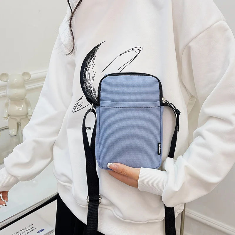 Fashion Mobile Phone Bag Women's Messenger Bag All-match Mini Small Crossbody Bag Hanging Neck Coin Purse Vertical Handbag