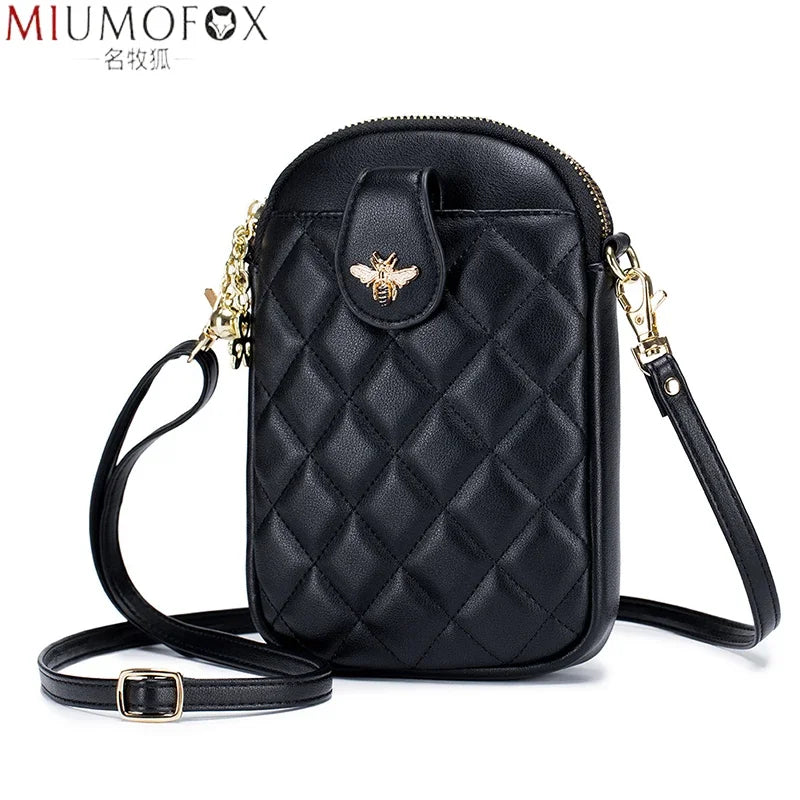 Luxury Brand Design Women Handbag Soft Leather Crossbody Bags Women Phone Bag Small Female Shoulder Bags Ladies Messenger Bag