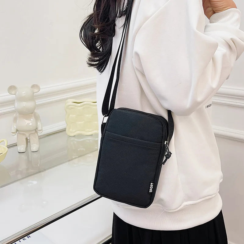 Fashion Mobile Phone Bag Women's Messenger Bag All-match Mini Small Crossbody Bag Hanging Neck Coin Purse Vertical Handbag