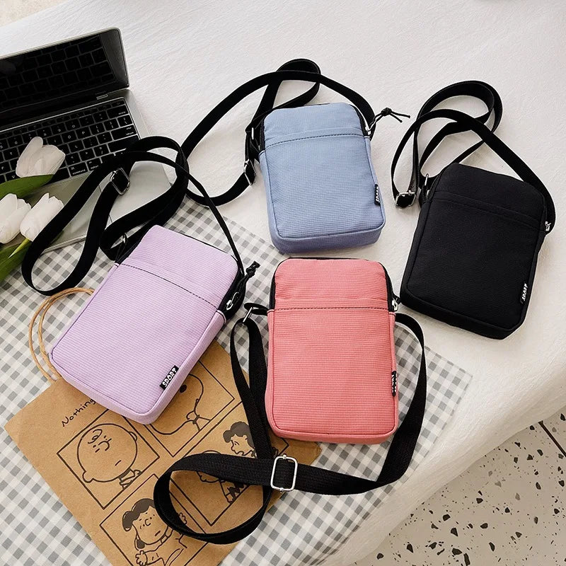 Fashion Mobile Phone Bag Women's Messenger Bag All-match Mini Small Crossbody Bag Hanging Neck Coin Purse Vertical Handbag