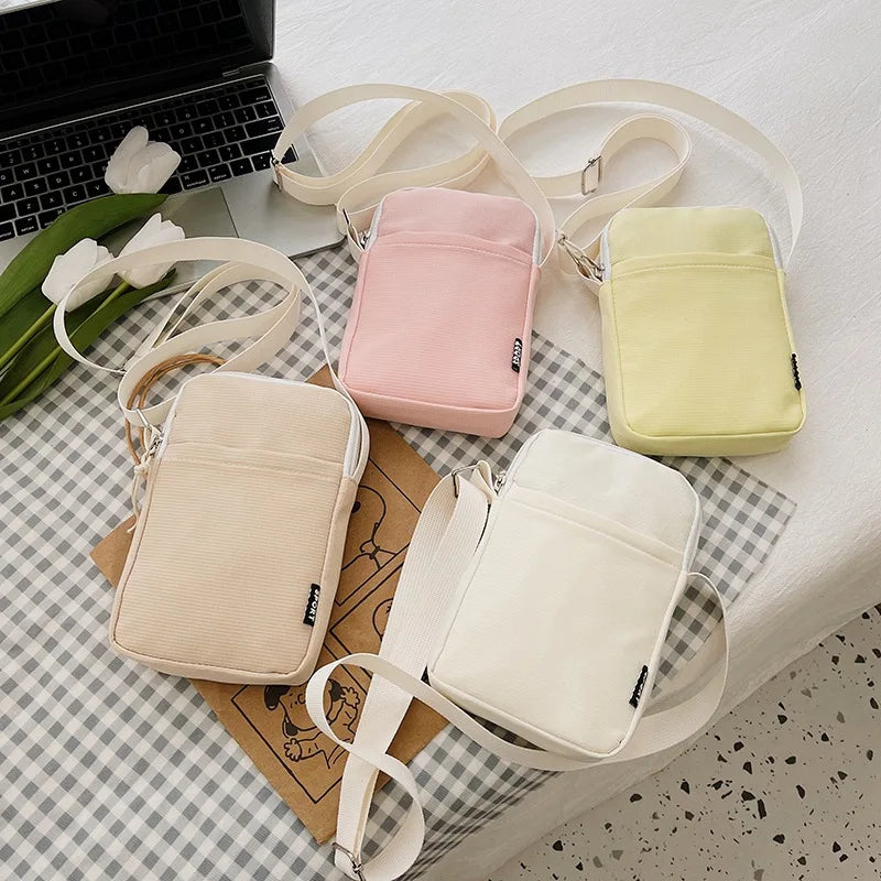 Fashion Mobile Phone Bag Women's Messenger Bag All-match Mini Small Crossbody Bag Hanging Neck Coin Purse Vertical Handbag