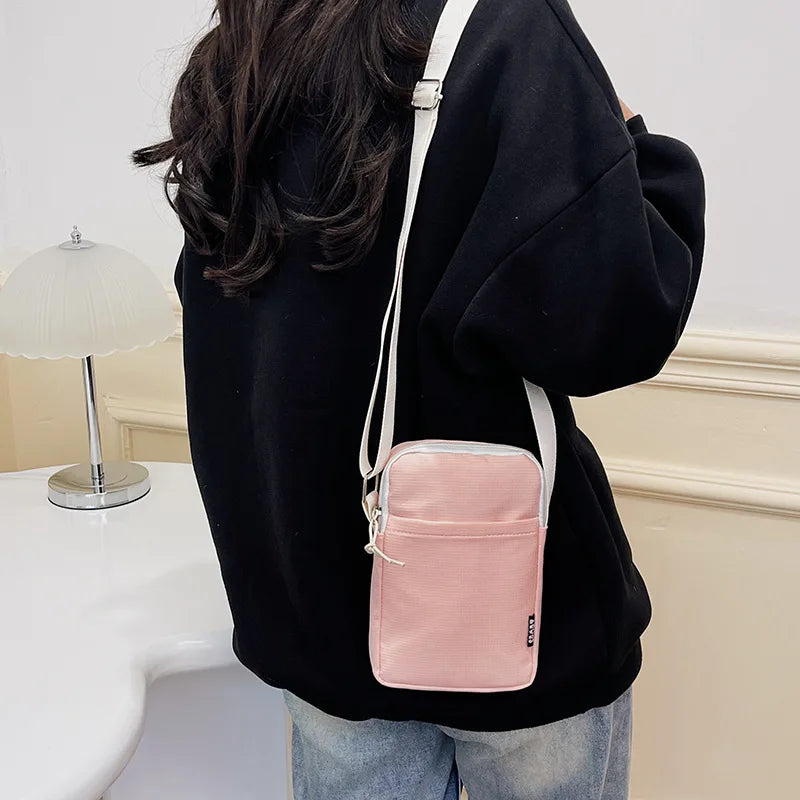 Fashion Mobile Phone Bag Women's Messenger Bag All-match Mini Small Crossbody Bag Hanging Neck Coin Purse Vertical Handbag